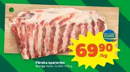 Coop Färska spareribs erbjuda