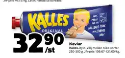 Coop Kalles Kaviar erbjuda
