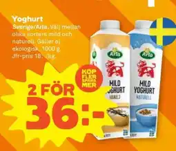 Coop Yoghurt erbjuda