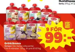 Coop Grötklämmis erbjuda