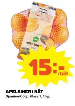 Coop Apelsiner i nät erbjuda