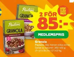 Coop GRANOLA erbjuda