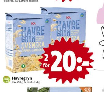 ICA Nära ICA Havregryn erbjuda