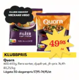 Hemköp Quorn erbjuda