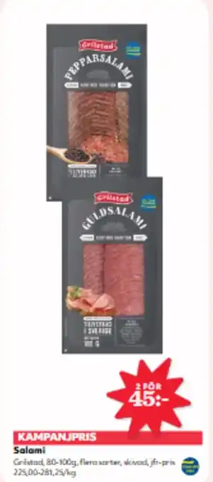 Hemköp Salami erbjuda