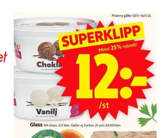 ICA Supermarket Sia Glass erbjuda