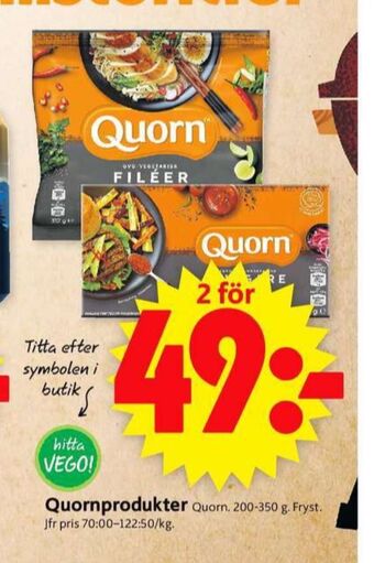 ICA Supermarket Quorn Vegetarmat erbjuda