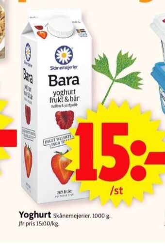 ICA Supermarket Bara Yoghurt erbjuda