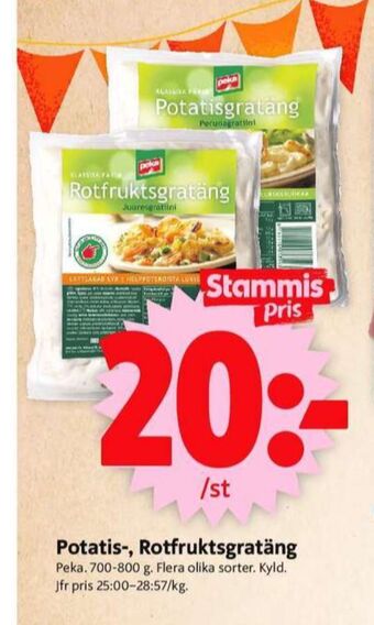 ICA Supermarket Peka Rotfruktsgratäng erbjuda
