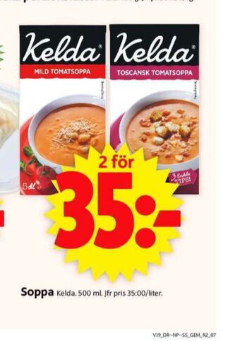 ICA Supermarket Kelda Soppor erbjuda