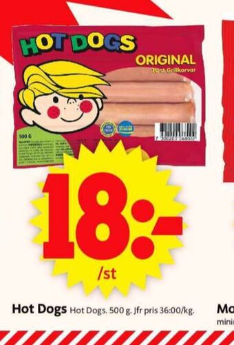 ICA Supermarket Scan Hot dogs erbjuda