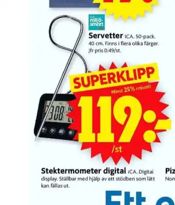 ICA Supermarket ICA Stektermometer erbjuda