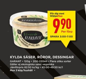 Willys Garant Såser kyld erbjuda