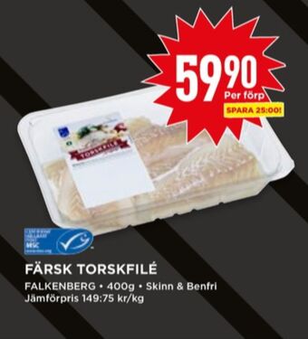 Willys Falkenberg Seafood Torskfilé erbjuda