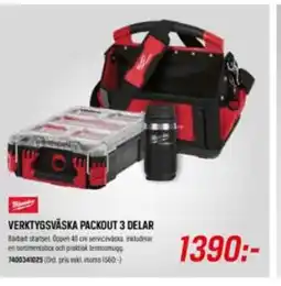 Tools Verktygsväska packout 3 delar erbjuda