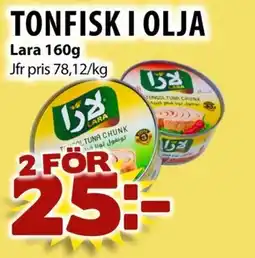 Matvärlden Tensta LARA Tonfisk i olja erbjuda