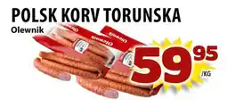 Matvärlden Tensta OLEWNIK Polsk korv torunska erbjuda