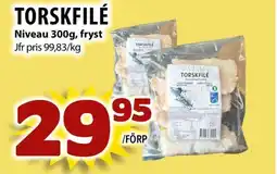 Matvärlden Tensta NIVEAU Torskfilé erbjuda