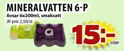 Matvärlden Tensta AVSAR Mineralvatten 6-p erbjuda