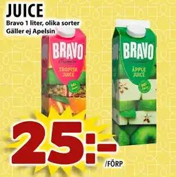 Matvärlden Tensta BRAVO Juice erbjuda
