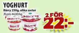 Matvärlden Tensta BÄRRY Yoghurt erbjuda