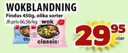 Matvärlden Tensta FINDUS Wokblandning erbjuda