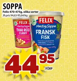 Matvärlden Tensta FELIX Soppa erbjuda