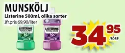 Matvärlden Tensta LISTERINE Munskölj erbjuda