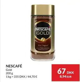 Nielsen Discount NESCAFÉ Gold erbjuda