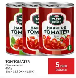 Nielsen Discount Ton tomater erbjuda