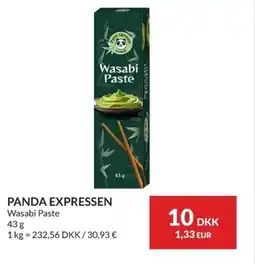 Nielsen Discount PANDA EXPRESSEN Wasabi paste erbjuda