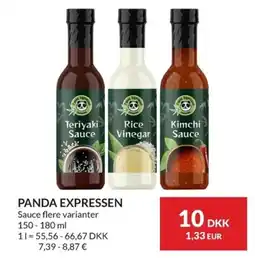 Nielsen Discount PANDA EXPRESSEN Sauce flere varianter erbjuda