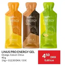 Nielsen Discount LINUS PRO Energy gel erbjuda