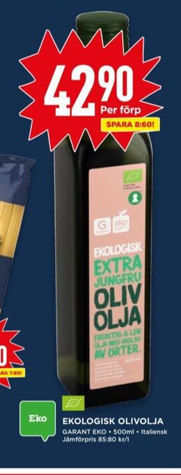 Willys Garant Olivolja erbjuda