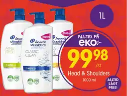 EKO Head & Shoulders erbjuda
