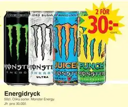 Matöppet Energidryck erbjuda