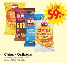 Matöppet Chips - Ostbågar erbjuda
