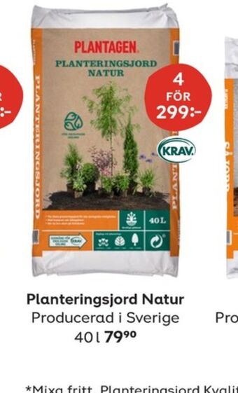 Plantagen Plantagen Plantjord erbjuda