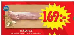 ICA Maxi Fläskfilé erbjuda