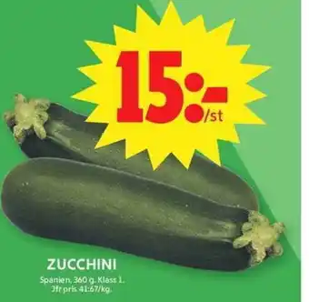 ICA Maxi Zucchini erbjuda