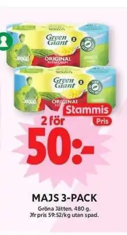 ICA Maxi Majs 3-pack erbjuda