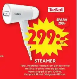 ICA Maxi Tefal Steamer erbjuda