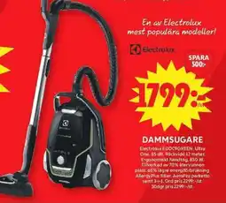 ICA Maxi Electrolux Dammsugare erbjuda