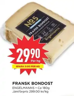 Willys Engelmanns Fransk bondost erbjuda