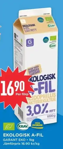 Willys GARANT Ekologisk a-fil erbjuda