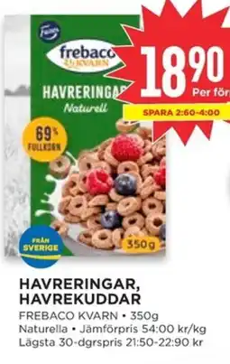 Willys FREBACO KVARN Havreringar, Havrekuddar erbjuda