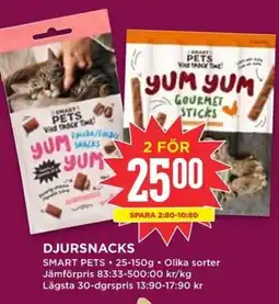 Willys SMART PETS Djursnacks erbjuda