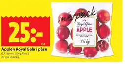 ICA Kvantum ICA Äpplen Royal Gala i påse erbjuda