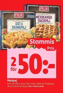 ICA Kvantum FELIX Matpaj erbjuda