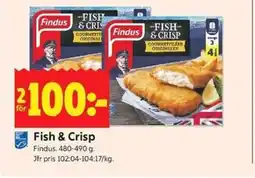 ICA Kvantum Findus Fish & Crisp erbjuda